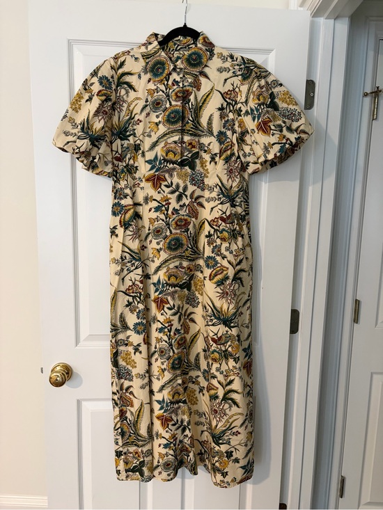 Tuckernuck Dresses & Skirts - Tuckernuck Cream Floral Maxi Dress with Multicolor Botanical Print